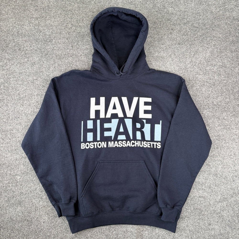 Have Heart Hoodie Mens M Blue Boston Hardcore Band Trapped Under Ice Backtrack